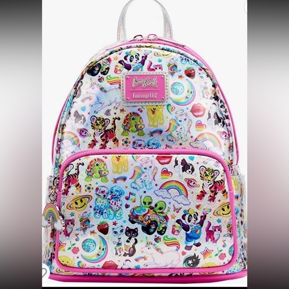 Loungefly Bags Nwt Lisa Frank Holographic Loungefly Mini Backpack